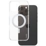 CARE by PanzerGlass Kickstand iPhone 16 Pro Max MagSafe Hoesje Hardcase Backcover met Standaard - Transparant / Zilver