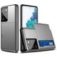 Mobigear Brushed Credit Card Slot Case Gray Samsung Galaxy S21 Ultra