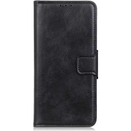 Mobigear Classy Xiaomi Redmi Note 10S Hoesje Bookcase Portemonnee - Zwart