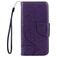 Mobigear Flowers Samsung Galaxy A5 (2017) Hoesje Bookcase Portemonnee - Paars