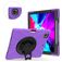 Mobigear SureGrip XGuard iPad Pro 13 Inch (2024) Hoes Hard Kunststof,Siliconen Backcover + Stylus Houder + Schouderband + Standaard - Paars