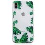 Mobigear Design iPhone XS Max Hoesje Flexibel TPU Backcover - Bananenblad