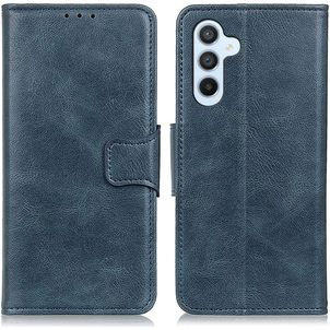 Mobigear Classy Samsung Galaxy A54 Hoesje Bookcase Portemonnee - Blauw