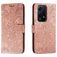Mobigear Flowers HONOR 200 Lite Hoesje Bookcase Portemonnee - Roségoud