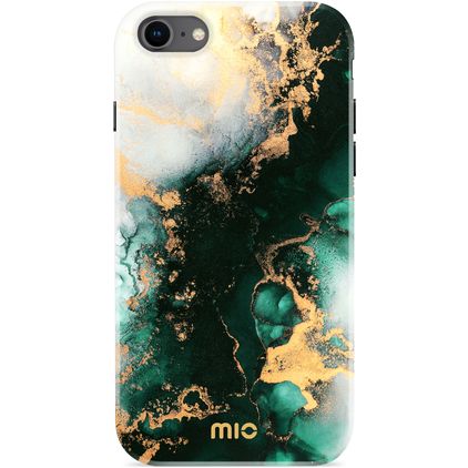 MIO iPhone 8 MagSafe Hoesje Hardcase Backcover - Green Marble