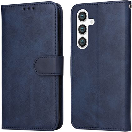 Mobigear Wallet Samsung Galaxy S24 Plus Hoesje Bookcase Portemonnee - Blauw