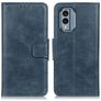 Mobigear Classy Nokia X30 Hoesje Bookcase Portemonnee - Blauw