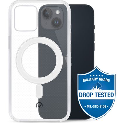Mobilize Naked Protection Doorzichtig iPhone 14 Plus MagSafe Hoesje Hardcase Backcover Shockproof - Transparant