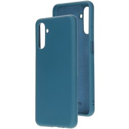 Mobiparts Samsung Galaxy A13 4G Siliconen Hoesje Backcover - Blueberry Blue