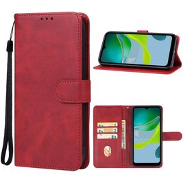 Mobigear Wallet Motorola Moto E13 Hoesje Bookcase Portemonnee - Rood