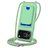 Mobigear Lanyard Card iPhone 17 Pro Max Siliconen Hoesje met koord en Pasjeshouder - Groen