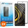 Mobigear Premium POCO M3 Glazen Screenprotector - Case Friendly - Zwart (2-Pack)