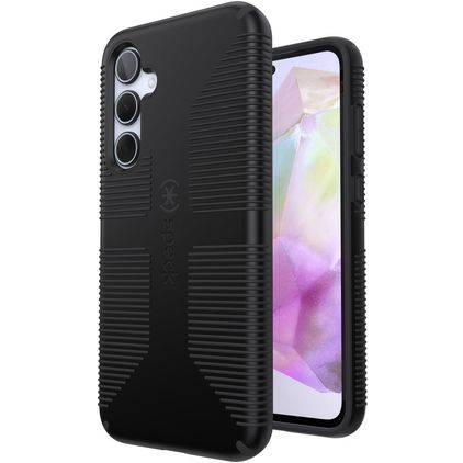 Speck Impact Hero Grip Samsung Galaxy A35 Hoesje Hardcase Backcover Shockproof - Zwart