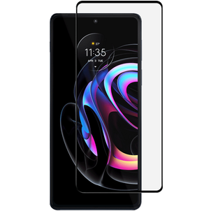 Mobigear Premium Motorola Edge 20 Pro Glazen Screenprotector - Case Friendly - Zwart