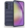 Mobigear Bumpy Samsung Galaxy A56 Hoesje Flexibel TPU Backcover - Dark Blue