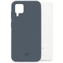 Mobilize Rubber Gelly Samsung Galaxy A12 Hoesje Flexibel TPU Backcover - Matt Blue