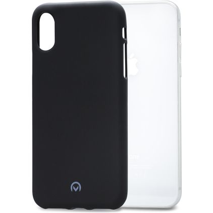 Mobilize Gelly iPhone XS Max Hoesje Flexibel TPU Backcover - Matt Black