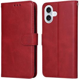 Mobigear Wallet iPhone 17 Hoesje Bookcase Portemonnee - Rood