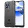 Mobigear Rugged Shield Realme C35 Hoesje Flexibel TPU Backcover Shockproof - Zwart