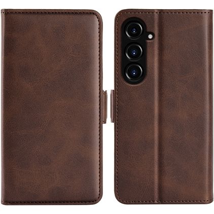 Mobigear Slim Magnet Samsung Galaxy S23 FE Hoesje Bookcase Portemonnee - Bruin