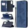 Mobigear Butterfly Samsung Galaxy S21 Hoesje Bookcase Portemonnee - Blauw