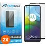 Mobigear Premium Motorola Moto G9 Power Glazen Screenprotector - Case Friendly - Zwart (2-Pack)