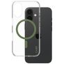 CARE by PanzerGlass Flagship iPhone 16 MagSafe Hoesje Hardcase Backcover - Transparant / Groen