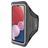 Mobiparts Comfort Fit Telefoonhouder Hardlopen Samsung Galaxy A04s Sport Hoesje Neopreen Sportarmband - Zwart