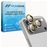 Mobigear Single Lens iPhone Duo Glazen Camera Lens Protector - Case Friendly - Zilver