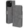 Mobiparts Classic Wallet MagSafe iPhone 16 Pro Max MagSafe Hoesje Bookcase Portemonnee - Granite Grey