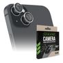 Striker Single Lens iPhone 15 Glazen Camera Lens Protector - Case Friendly - Zwart