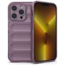 Mobigear Bumpy iPhone 14 Pro Hoesje Flexibel TPU Backcover - Paars