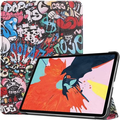 Mobigear Tri-Fold iPad Air 5 (2022) Hoes Bookcase - Graffiti