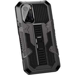 Mobigear Armor Stand Xiaomi Mi 11i Hoesje Hardcase Backcover Shockproof met Standaard - Zwart