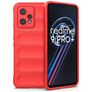Mobigear Bumpy Realme 9 Pro Plus Hoesje Flexibel TPU Backcover - Rood