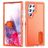 Mobigear Rugged Stand Samsung Galaxy S23 Ultra Hoesje Hardcase Backcover Shockproof met Standaard - Oranje