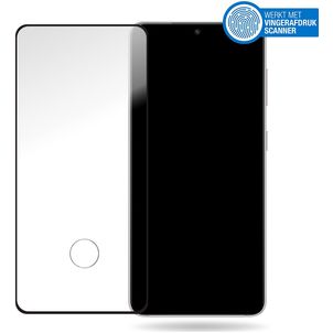 Mobilize Premium Samsung Galaxy S21 Glazen Screenprotector - Case Friendly - Zwart