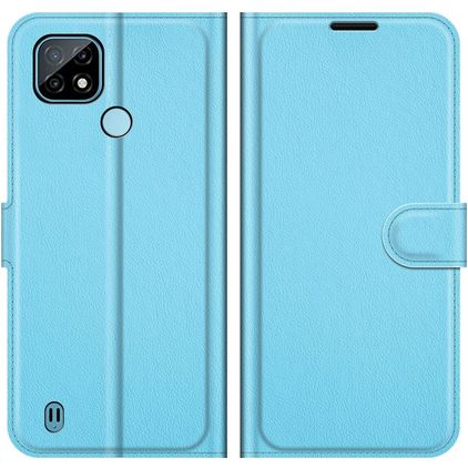 Mobigear Classic Realme C21 Hoesje Bookcase Portemonnee - Blauw