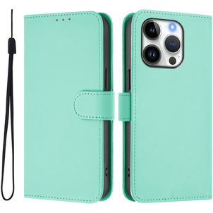 Mobigear Urban Wallet iPhone 16 Pro Hoesje Bookcase Portemonnee - Groen