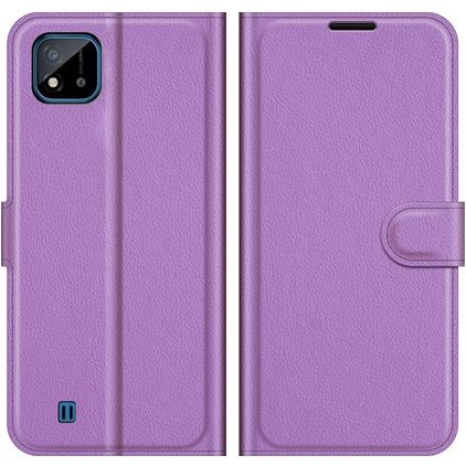 Mobigear Classic Realme C11 (2020) Hoesje Bookcase Portemonnee - Paars