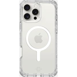 ITSKINS Level 2 HybridMagClear R Doorzichtig iPhone 16 Pro MagSafe Hoesje Hardcase Backcover Shockproof - Transparant