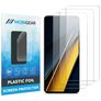 Mobigear POCO X6 Pro Screenprotector Folie - Case Friendly (3-Pack)