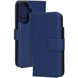 Mobiparts Wallet Samsung Galaxy A27 Hoesje Echt Leer Bookcase Portemonnee - Blauw