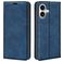 Mobigear Retro Slim iPhone 17 Hoesje Bookcase Portemonnee - Donkerblauw