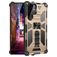 Mobigear Armor Stand Samsung Galaxy S22 Ultra Hoesje Hardcase Backcover Shockproof met Standaard - Goud