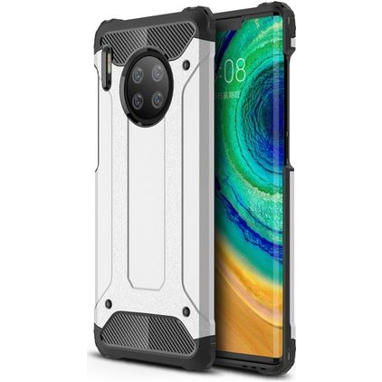 Mobigear Outdoor Huawei Mate 30 Pro Hoesje Hardcase Backcover Shockproof - Zilver
