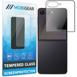 Mobigear Premium Samsung Galaxy Z Flip 7 Glazen Screenprotector - Case Friendly - Zwart