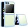 Mobigear Crystal Samsung Galaxy Z Flip 5 Hoesje Hardcase Backcover - Transparant / Blauw