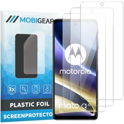 Mobigear Motorola Moto G51 5G Screenprotector Folie - Case Friendly (3-Pack)