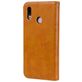 Mobigear Wallet Huawei P20 Lite (2018) Hoesje Bookcase Portemonnee - Cognac